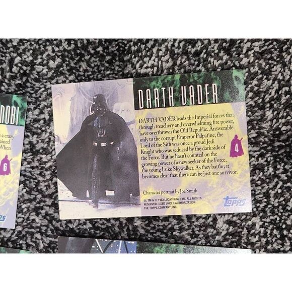 1993 Topps Star Wars Galaxy Trading Card Lot QTY:9 - Picture 7 of 7